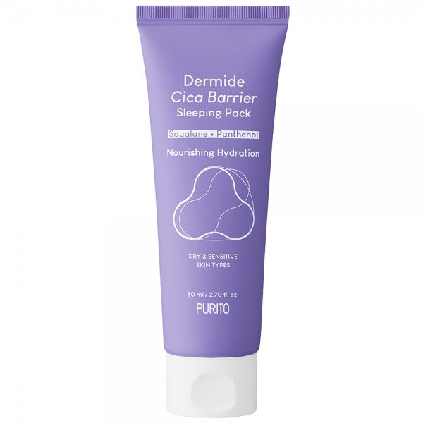 PURITO Dermide Cica Barrier Sleeping Pack - Regeneračná maska na tvár - pletovecentrum.sk